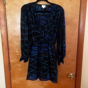 Parker 100% Silk Printed Dress